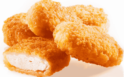 Chickennuggets mit Cornflakes Panier