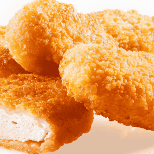 Chickennuggets mit Cornflakes Panier