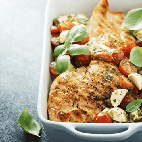 huhn-caprese